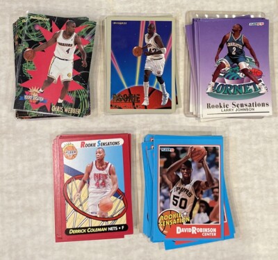 1990-1995 Fleer Rookie Sensations Inserts - You Choose Pick your player