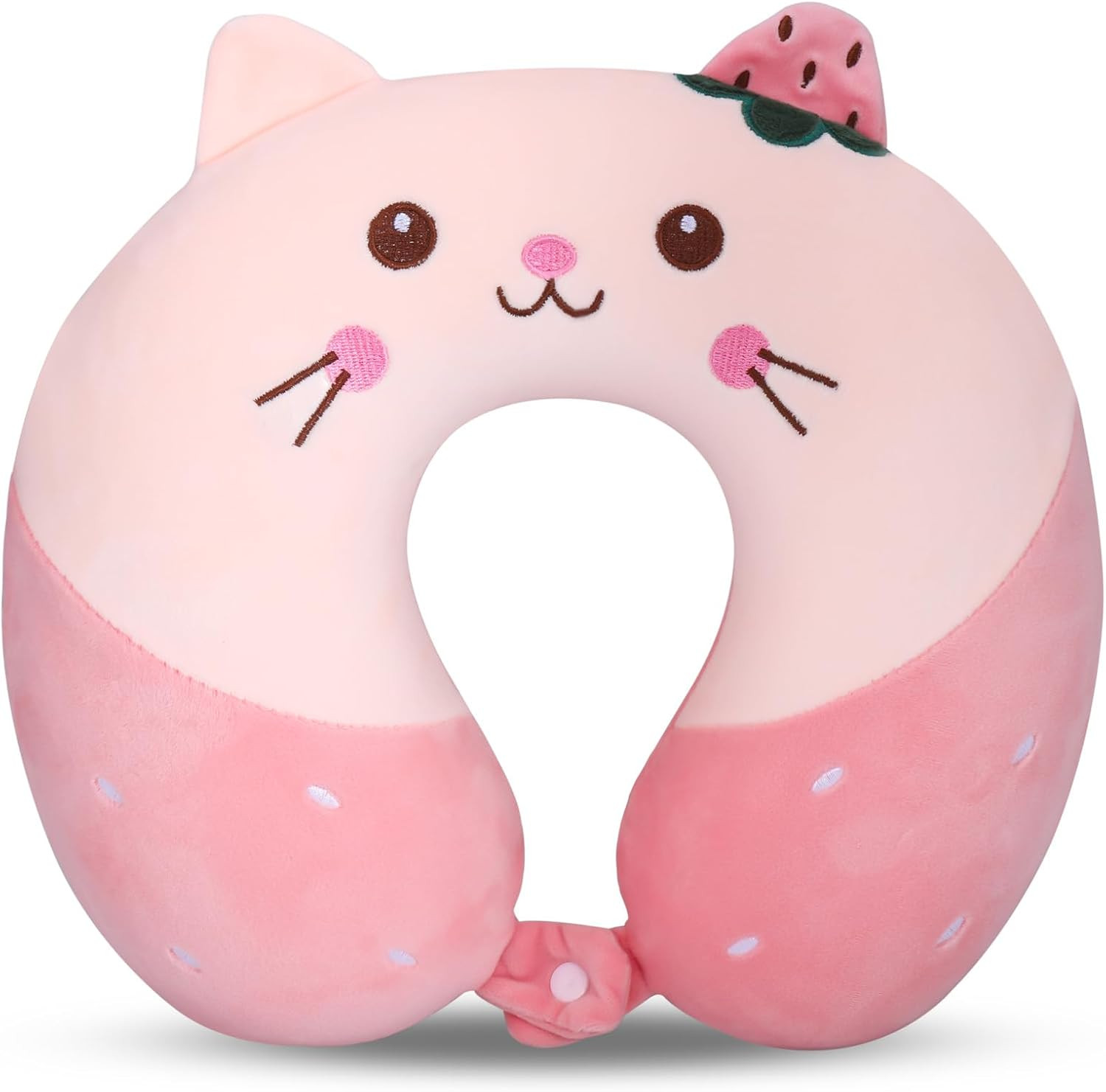 Fentar Neck Pillow for Travel, Memory Foam Kids Travel Pillow, Removable Travel