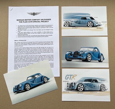 Morgan Plus 8 GTR Special Project Press Photographs + Press Release - 2021