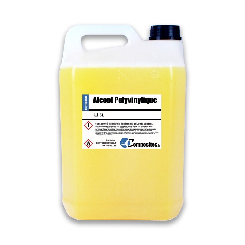 Agent démoulant liquide PVA 5 l pour faciliter le démoulage des résines