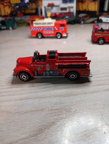 Matchbox Fire Department Die Cast Red & Orange China - Picture 3 of 23