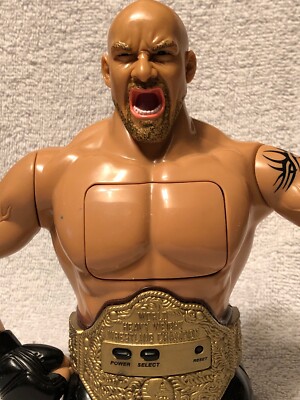Vintage WCW WWF Wrestling Goldberg Talking Figure RARE Works 1999