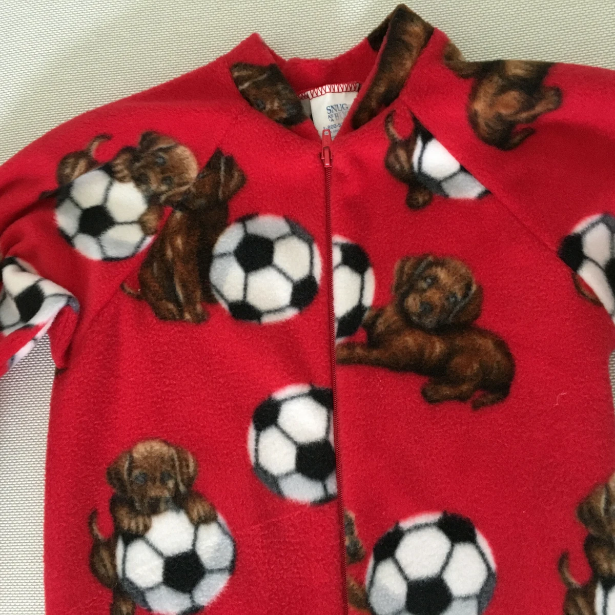Snug as a Bug 4 6 yrs Unisex Boys Girl Fleece Footed Pajamas