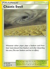 Chaotic Swell 187/236 Uncommon Cosmic Eclipse Pokemon Near Mint