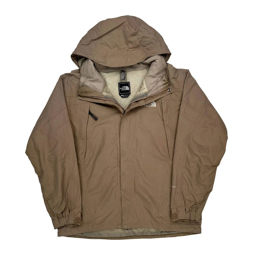 The North Face Waterproof Jacket - Large Beige Polyester