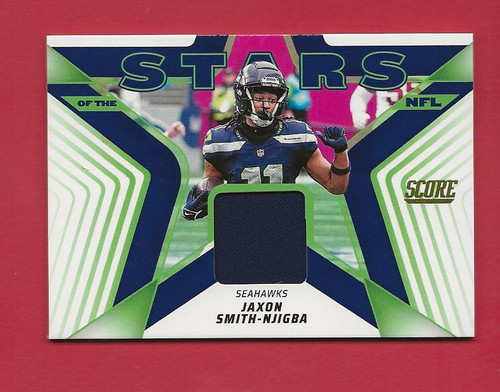 Jaxon Smith-Njigba #44 2025 Panini Score Stars of the NFL Jersey card