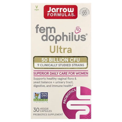 Jarrow Probiotics 30 Veg Caps Digestive Health