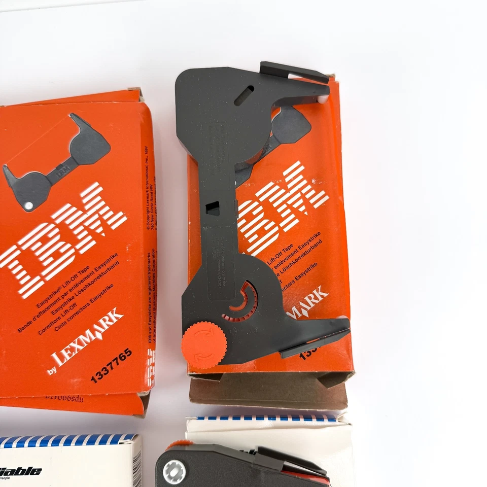 Lot of 8 Typewriter Ribbon IBM Lexmark 1337765 & Rc-C16 Wheelwriter LiftOff Tape - Image 2 of 4