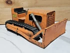 1960s TONKA TOYS Giant Bulldozer Vintage Orange Pressed Steel Toy Truck Mound MN
