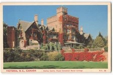 Hatley Castle R.C. Naval College - Victoria, B.C., Canada VTG Postcard VPC2.