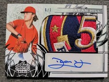 2024 Leaf Trinity Dasan Hill Auto Anniversary Patch 6/7! Twins SP Prospect!