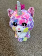 Russ Li'L Peepers Caticorn Plush 8" Stuffed Unicorn Cat Rainbow Cheetah Print