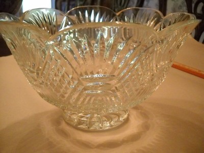 Waterford Cut Crystal - Aran Isles - Romance of Ireland Bowl 10'' Diameter