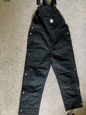 Carthartt Men  s Firm Duck/insulated Bib Overall OR4393-M
