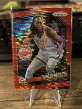 2025 Panini Prizm WNBA #3 Tina Charles Red Pulsar Prizms 148/299 Connecticut Sun