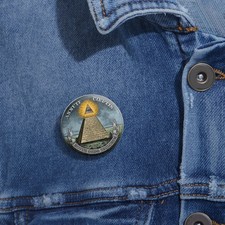 All Seeing Eye of Providence Pin Button