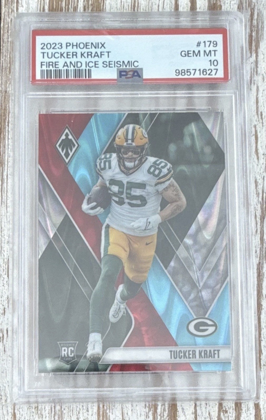 Tucker Kraft Panini Phoenix #179 Fire and Ice Seismic