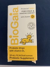 BioGaia Probiotic Drops with Vitamin D for Baby Care - NEW - Exp 10/25