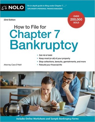 How to File for Chapter 7 Bankruptcy O'Neill Attorney, Cara paperback Good
