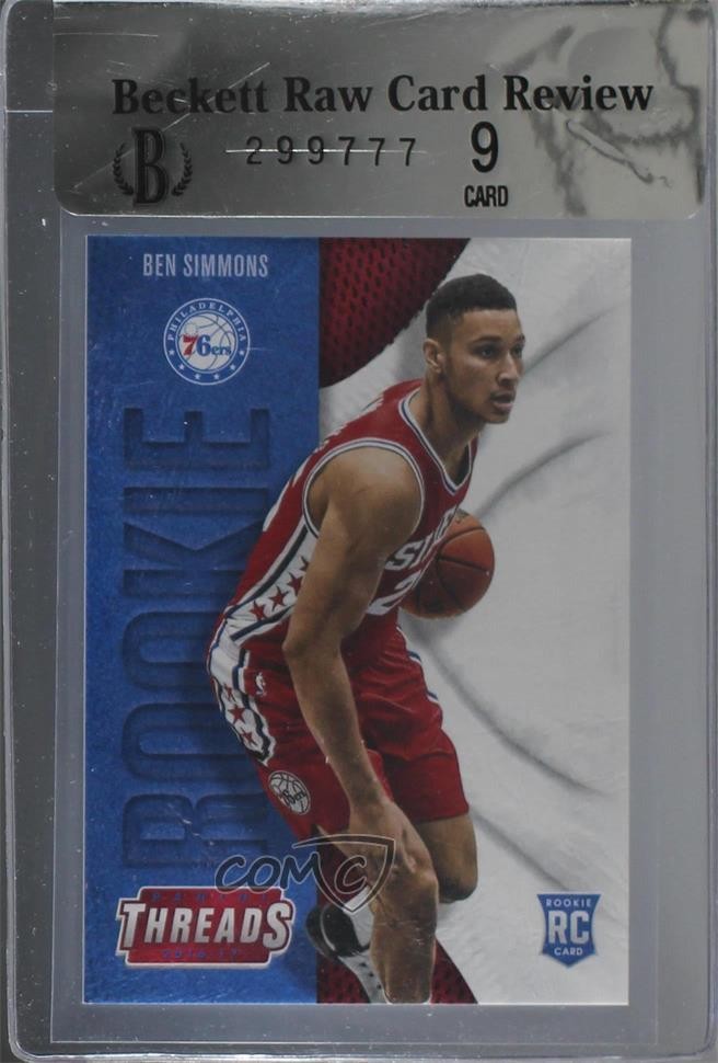 2016-17 Panini Threads Leather Rookies Ben Simmons #209 4a4