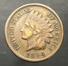 1894 Indian Head  Cent US One Penny