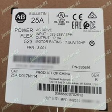 Allen-Bradley 25A-D017N114 New Original Built-in EMC Brake VFD Free Shipping