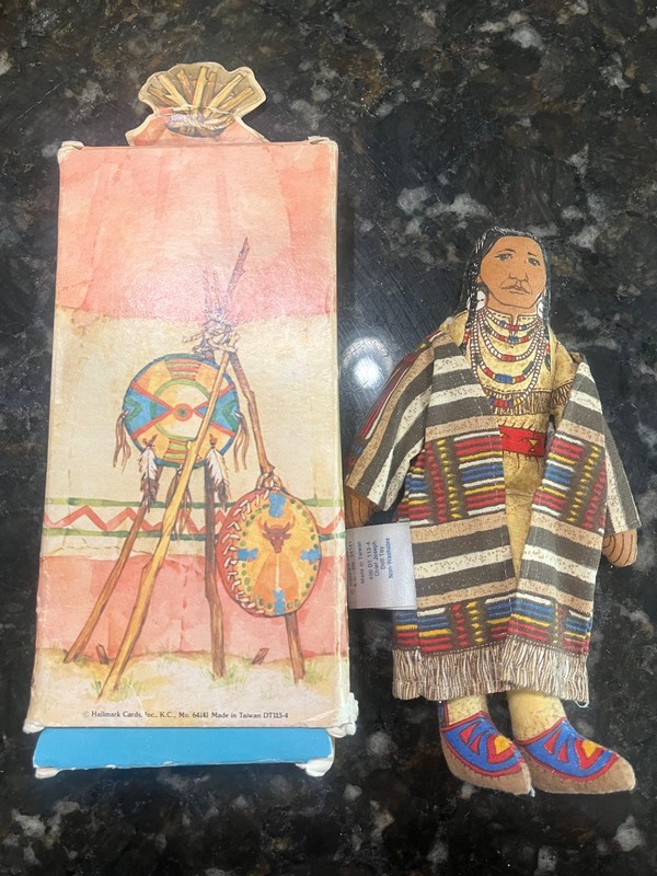 Hallmark Chief Joseph Collectible Doll Famous Americans 1979 Plush