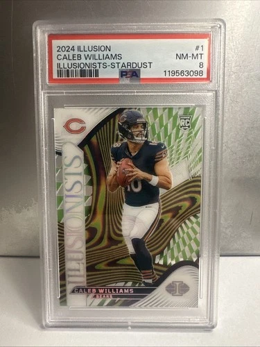 2024 Illusions Caleb Williams Illusionists STARDUST SSP PSA 8