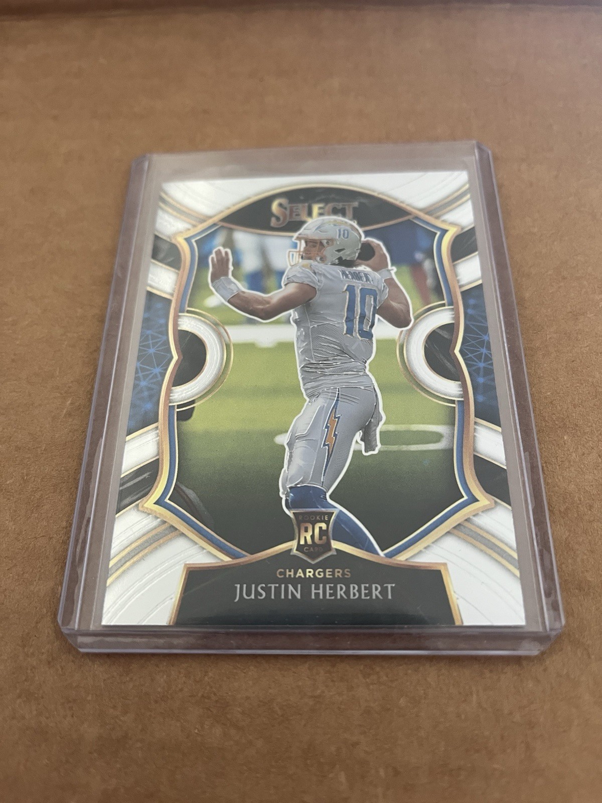 2020 Panini Select - Concourse Justin Herbert #44 Silver Prizm (RC)