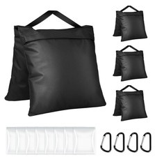4 Packs Sandbags for Weight, Sand Bags for Patio, Tripod, No Sand