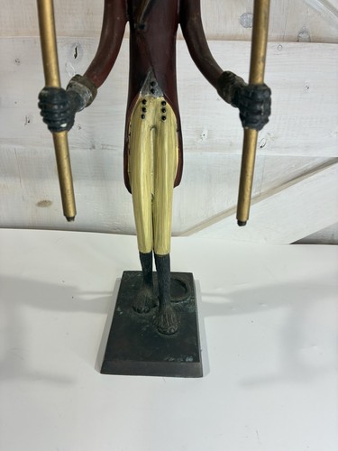 Vintage Bronze/Brass Maitland Smith Butler Monkey Candle Holder - Picture 5 of 15