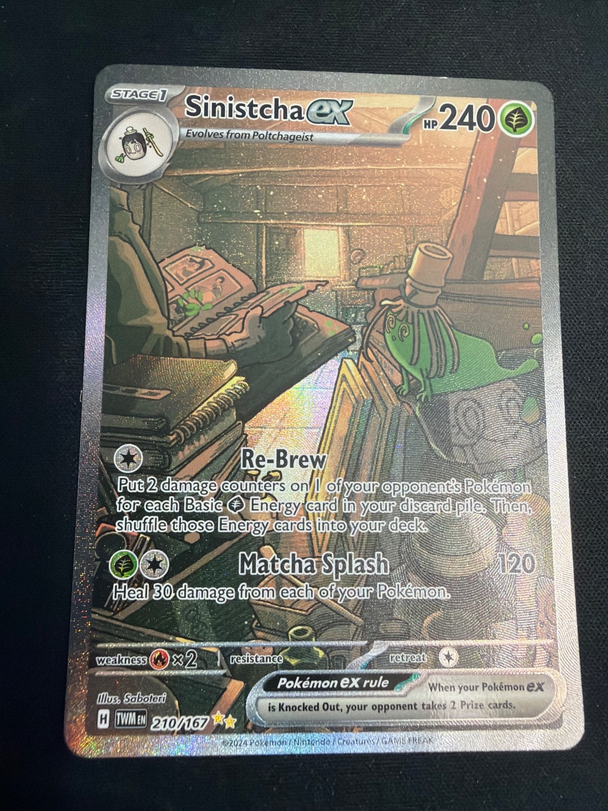 NM Sinistcha ex 210/167 Sv06: Twilight Masquerade Holo SIR