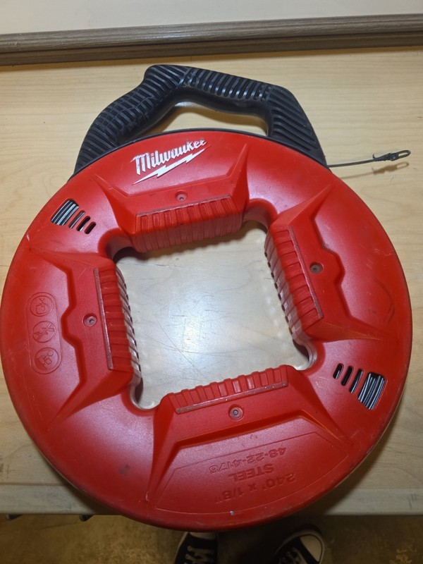 Milwaukee 48-22-4178 1/8 in. x 240 ft. Steel Fish Tape
