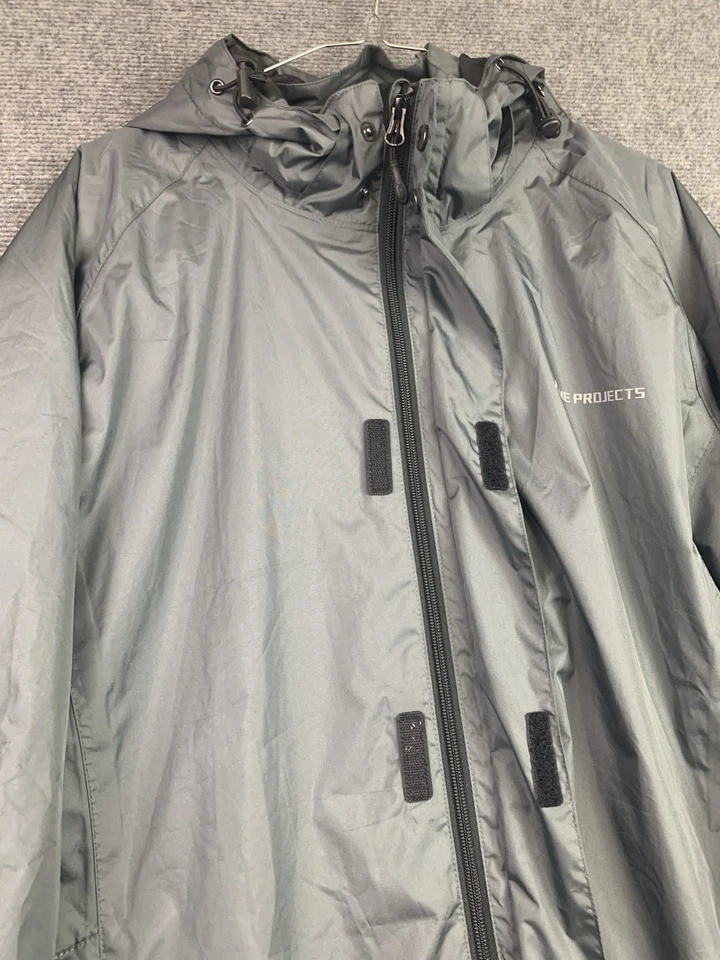 Acme Projects Rain Jacket Removeable Hood 100% Waterproof 1000MM Grey Size 3XL - Image 3 of 4