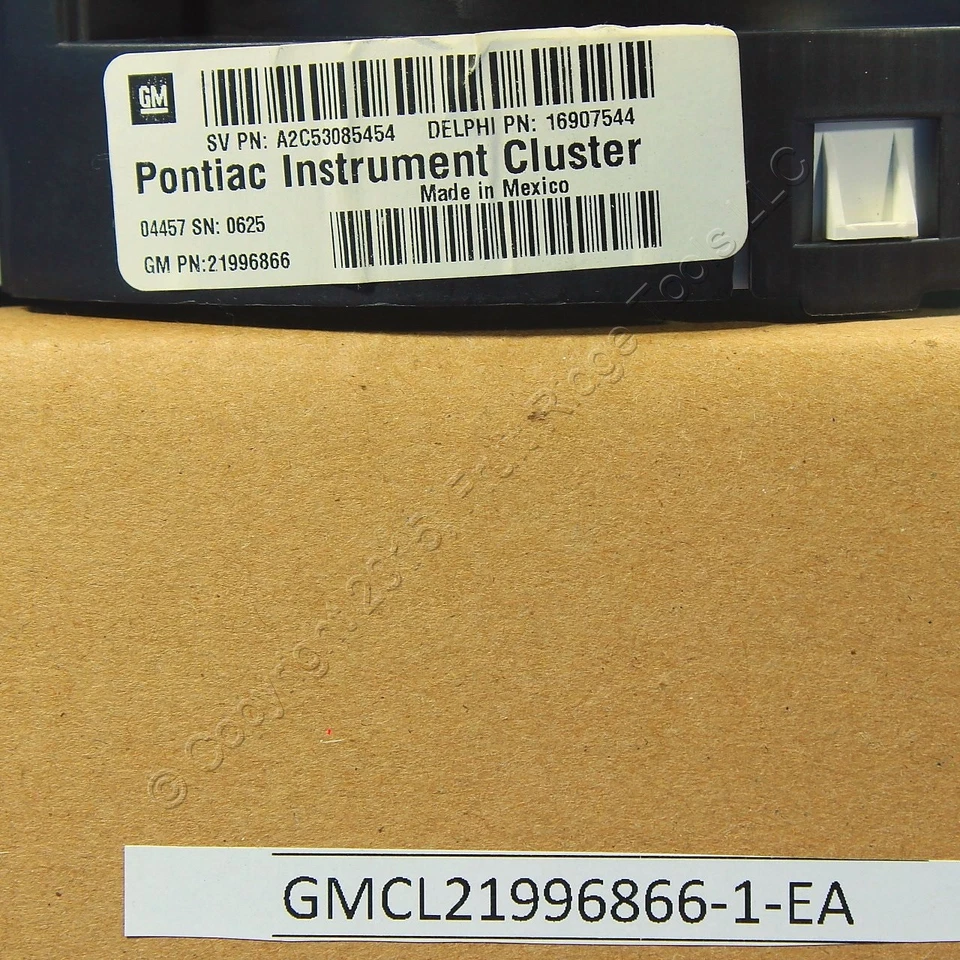 Medidor de painel de instrumentos fabricante de equipamento original GM 21996866 para 2005 Pontiac G6 28000mi - Imagem 4 de 4