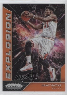 2016-17 Panini Prizm Explosion Orange Prizm 49/49 Jimmy Butler #5 uu5