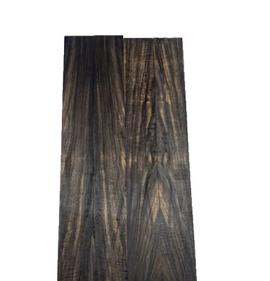 3 Pcs, Gaboon Ebony Fingerboard Blank 21x 2.5x 1/4- Luthierwood Free US Shipping