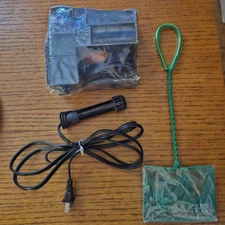 Aqueon Quiet Flow 20 filter, 50W heater, and net (new)