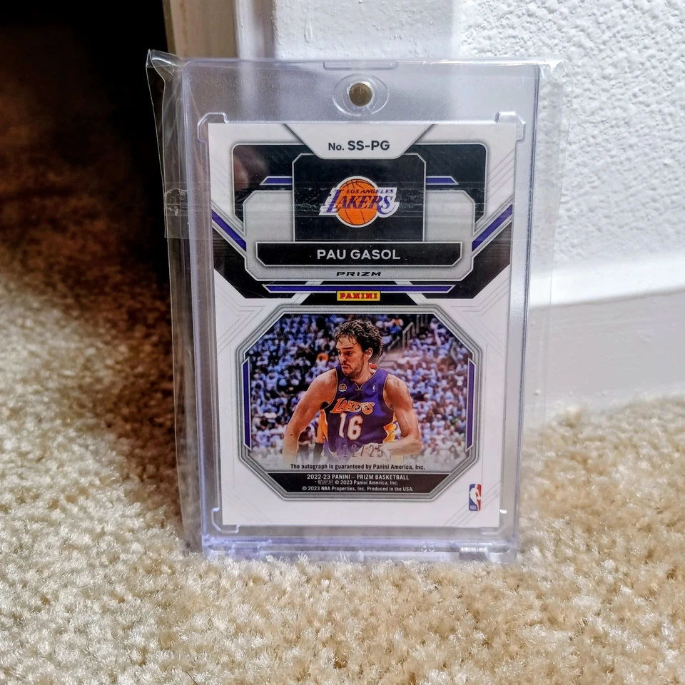 2022-23 Panini Prizm Sensational Signatures #'d/25 Pau Gasol Mojo Auto 🙌 - Image 2 of 3
