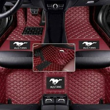 Custom Set For Ford Mustang 1994-2025 Carpets All-weather Luxury Car Floor Mats
