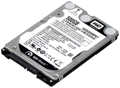 FESTPLATTE WD BLACK WD5000BPKT 500GB 7.2K 16MB SATA II 2.5''