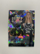 2024 Panini Select WNBA Kate Martin Aces Draft Selections #DSS-KM Cracked Ice
