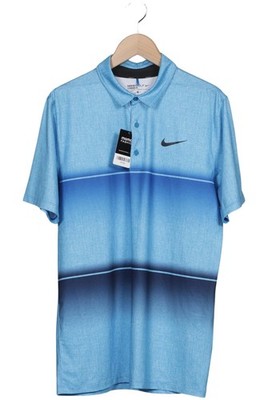 Nike Golf Poloshirt Herren Polohemd Shirt Polokragen Gr. M Hellblau #ptvsqlg
