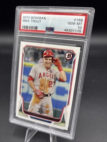 2014 Bowman Mike Trout, #168, PSA Gem Mint 10
