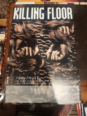 Killing Floor Nev Dull Original  CD/Album Release Promo Poster 11x17