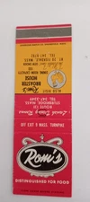 Roms Broaster House Fiskdale Mass Matchcover Lot 695