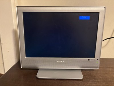 2007 Sanyo Model DP19647 19'' TV Monitor 720p HDTV AV Gaming
