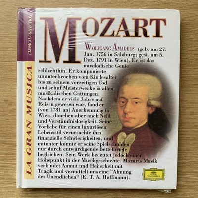 WOLFGANG AMADEUS MOZART - LA GRAN MUSICA - CLASSICAL COLLECTION - BUCH & CD OVP