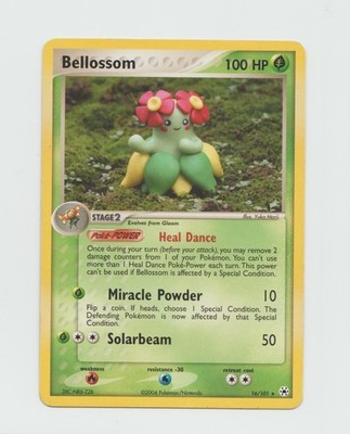 Pokémon TCG Bellossom EX Hidden Legends 16/101 Regular Rare