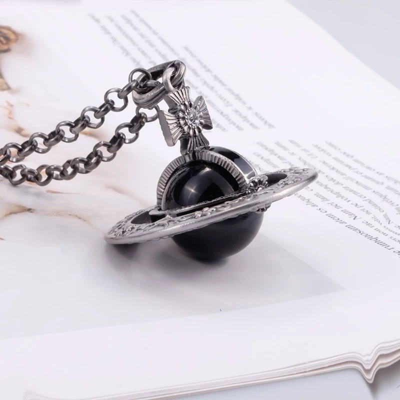 RESTOCK Vivienne Westwood Orb globe Black Stone Antique Carving